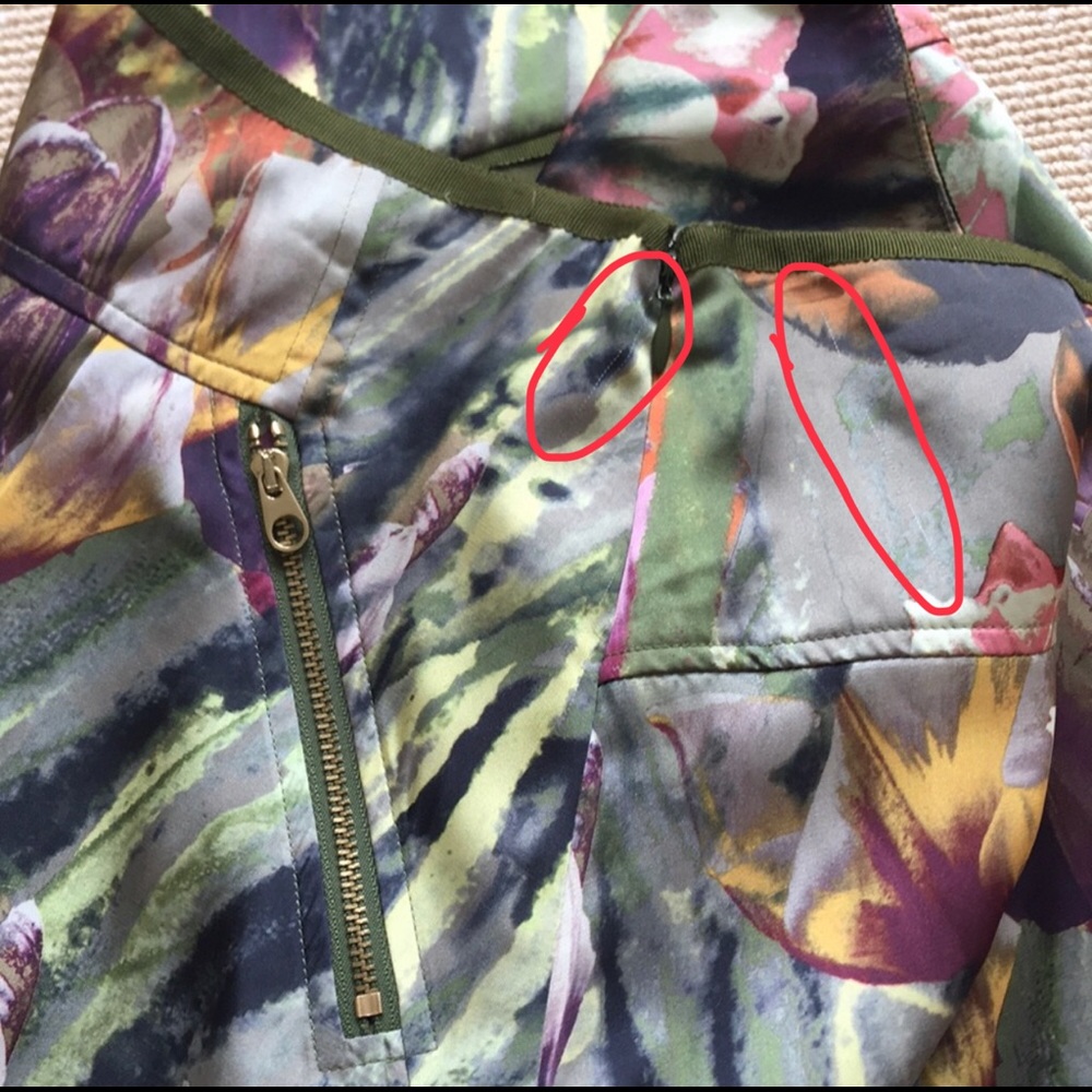Ted Baker Watercolor Floral Print Skirt (sz. 1) - Picture 8 of 8